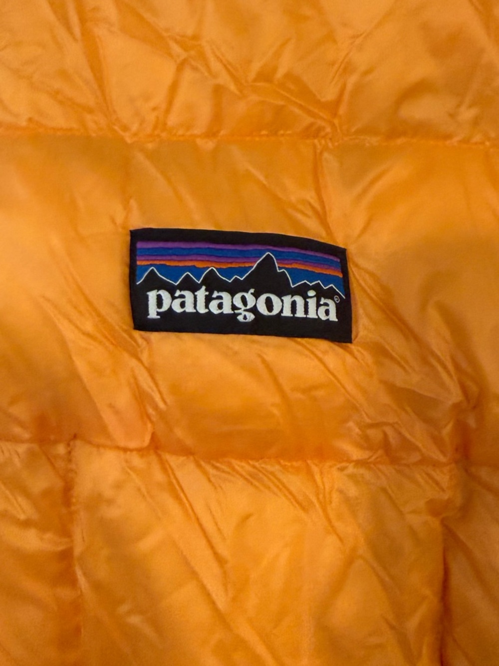 Patagonia Fitz Roy 30°F Sleeping Bag 800 Fill Down Regular Mango Ultralight NWT - Picture 8 of 15